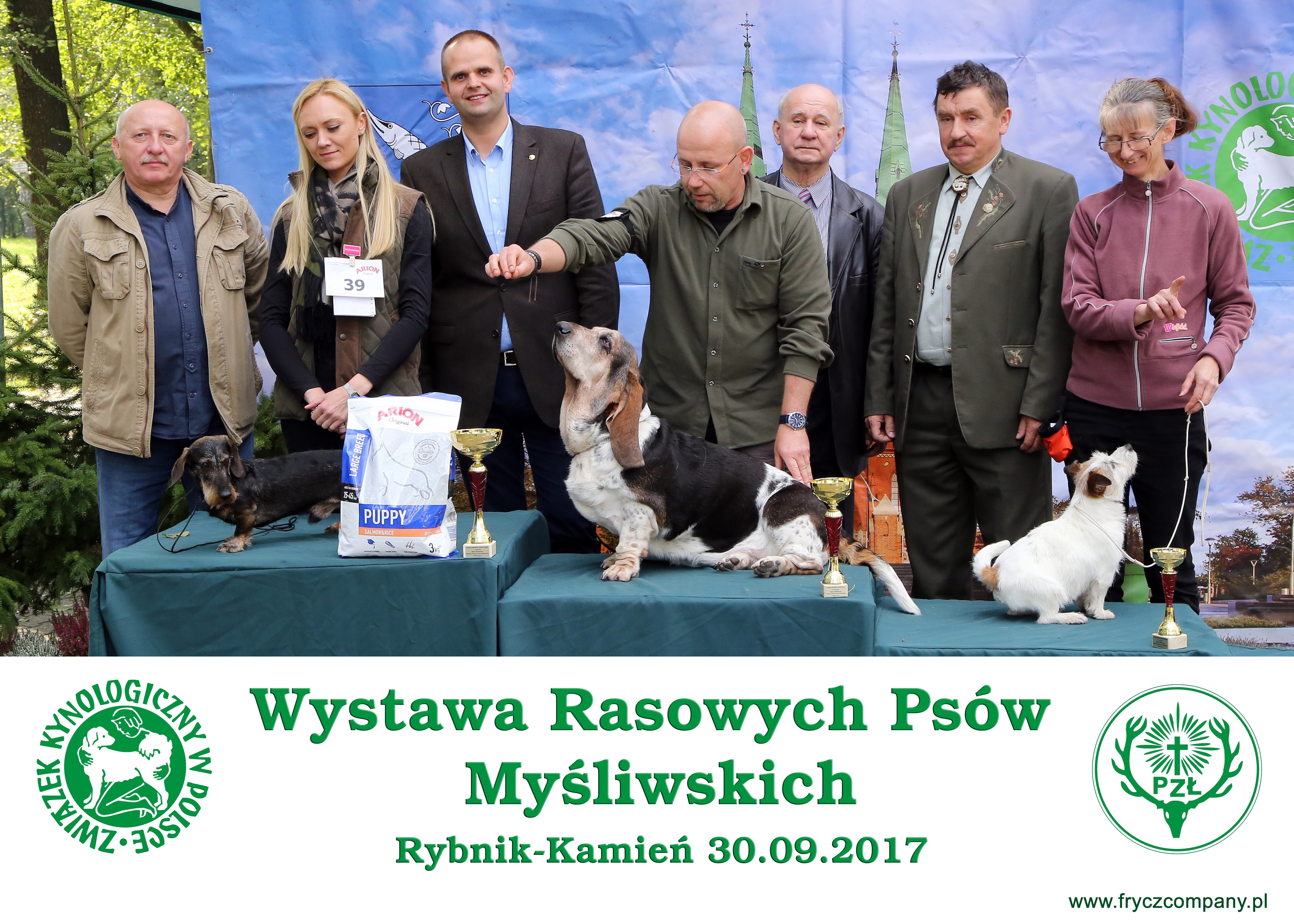 Krajowa Wystawa Psów Myśliwskich 30.09.2017